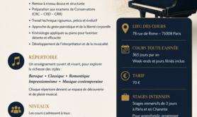 Guilmault Ludmilla - Cours de Piano à Paris – L’Art du Son Absolu