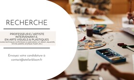 Professeur·e d’art/Animateur.trice – Atelier d’art