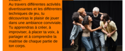 François Gaudemont - Atelier théâtre pour adultes et ados