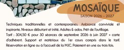 Mosaïque & Poésie - Les ateliers de Gabrielle - 2026-2027