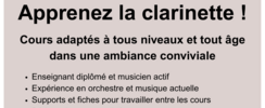 Ben Musique - Cours de clarinette