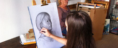 Miglena Auclair - Atelier de dessin d'après modèle vivant
