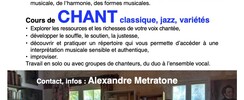 Alexandre Metratone - Cours de piano, cours de chant